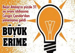 AKP'de büyük erime